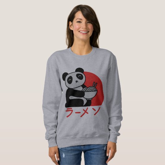 Japanese Panda スウェットシャツ (正面フル)