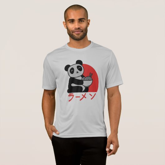 Japanese Panda Tシャツ (正面フル)