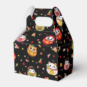 japanese pattern party favor box daruma フェイバーボックス (裏面サイド)