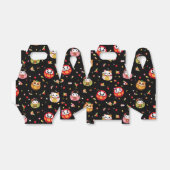 japanese pattern party favor box daruma フェイバーボックス (折り畳みなし)