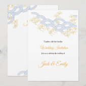 Japanese Pine Wedding Invitation 招待状 (正面/裏面)