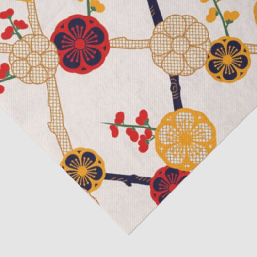 Japanese Plum Blossom Pattern 薄葉紙 (詳細)