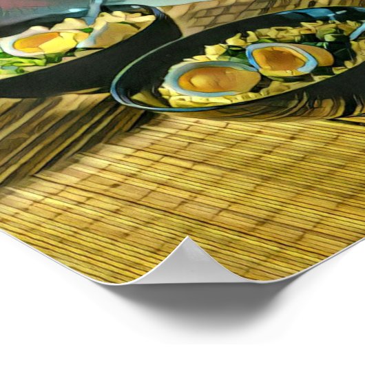 Japanese Ramen Gift ポスター (角)