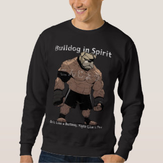 Japanese Retro Anime Bulldog MMA Mixed Martial Art スウェットシャツ