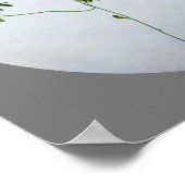 Japanese Robin in Wisteria, Watanabe Seitei ポスター (角)