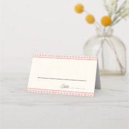 Japanese Sakura Asanoha Place Card プレイスカード