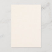 Japanese Sakura Asanoha RSVP Card (裏面)