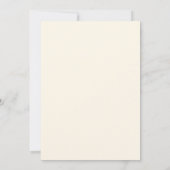 Japanese Sakura Asanoha Wedding Invitation 招待状 (裏面)