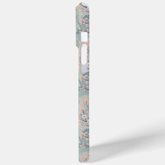Japanese Sakura Geisha Pattern Monogrammed Case- Case-Mate iPhoneケース (裏面 / 左)