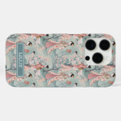 Japanese Sakura Geisha Pattern Monogrammed Case-Mate iPhoneケース (裏面 (横))
