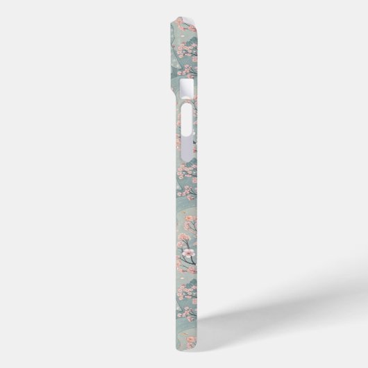 Japanese Sakura Geisha Pattern Monogrammed Case-Mate iPhoneケース (裏面 / 左)