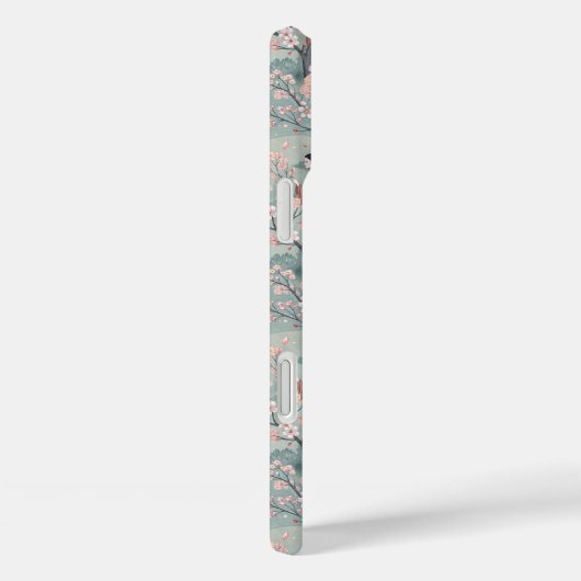 Japanese Sakura Geisha Pattern Monogrammed Case-Mate iPhoneケース (裏面 / 右)
