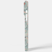 Japanese Sakura Geisha Pattern Monogrammed Case-Mate iPhoneケース (裏面 / 左)