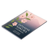 Japanese Sakura Journal: Nature-Inspired Notebook  ノートブック (左側)