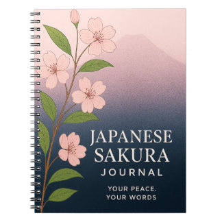 Japanese Sakura Journal: Nature-Inspired Notebook  ノートブック
