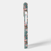 Japanese Sakura Koi Fish Pattern Monogrammed Case-Mate iPhoneケース (裏面 / 左)