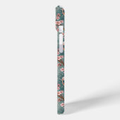 Japanese Sakura Koi Fish Pattern Monogrammed Case-Mate iPhoneケース (裏面 / 左)