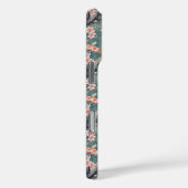 Japanese Sakura Koi Fish Print Monogrammed Case-Mate iPhoneケース (裏面 / 右)