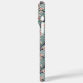 Japanese Sakura Koi Fish Print Monogrammed Case-Mate iPhoneケース (裏面 / 左)