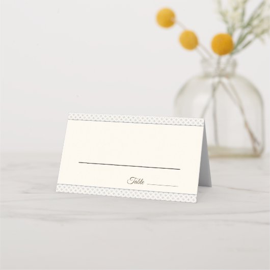 Japanese Sakura Shippo Place Card プレイスカード (正面)