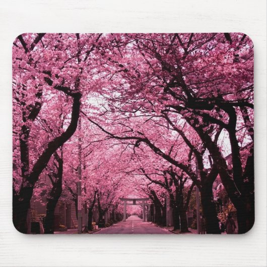 Japanese Sakura Spring Mouse Mat マウスパッド (正面)