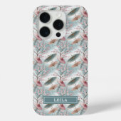 Japanese Sakura Umbrella Pattern Monogrammed Case-Mate iPhoneケース (裏面)