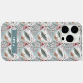 Japanese Sakura Umbrella Pattern Monogrammed Case-Mate iPhoneケース (裏面 (横))