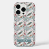 Japanese Sakura Umbrella Pattern Monogrammed Case-Mate iPhoneケース (裏面)