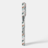 Japanese Sakura Umbrella Pattern Monogrammed Case-Mate iPhoneケース (裏面 / 右)