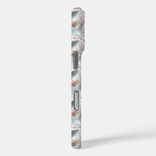 Japanese Sakura Umbrella Pattern Monogrammed Case-Mate iPhoneケース (裏面 / 右)