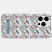 Japanese Sakura Umbrella Pattern Monogrammed Case-Mate iPhoneケース (裏面 (横))