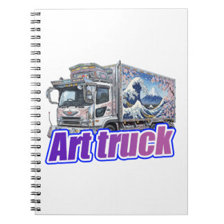 Japanese Sakura Wave Art Truck "DEKOTORA" ノートブック