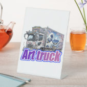 Japanese Sakura Wave Art Truck "DEKOTORA" 台座サイン (インサイチュ)