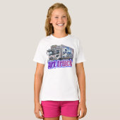 Japanese Sakura Wave Art Truck "DEKOTORA" Tシャツ (正面フル)