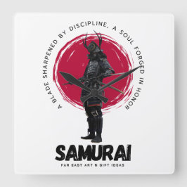 Japanese Samarai Wall Clock  スクエア壁時計
