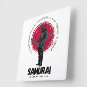 Japanese Samarai Wall Clock  スクエア壁時計 (傾斜)