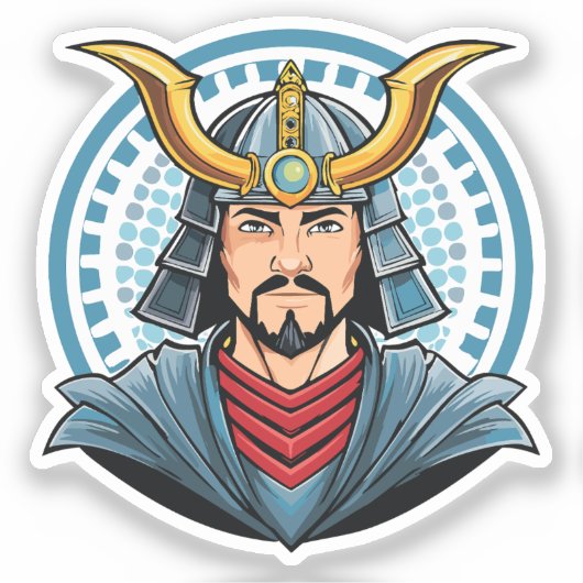 Japanese samurai シール (正面)