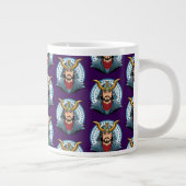 Japanese samurai ジャンボコーヒーマグカップ (右)