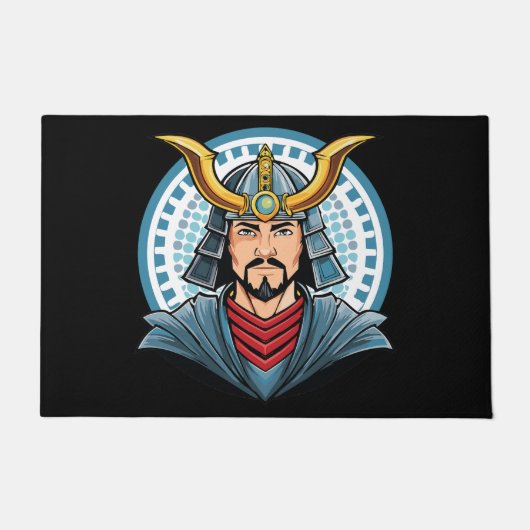 Japanese samurai ドアマット (正面)