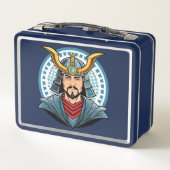 Japanese samurai メタルランチボックス (裏面)