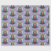 Japanese samurai ラッピングペーパー (フラット)