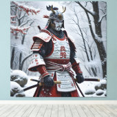 Japanese Samurai canvas print キャンバスプリント (インサイチュ (ウッドフロア))