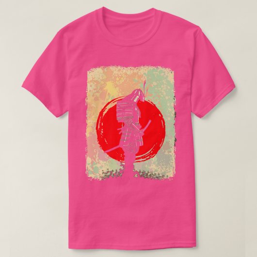 Japanese Samurai Fighter Sword Martial Arts  Tシャツ (デザイン正面)