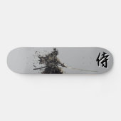 Japanese Samurai Ink Wash Paint スケートボード (横)