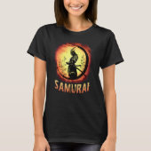 Japanese Samurai Katana Ancient Oni Ronin Asian Wa Tシャツ (正面)