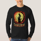 Japanese Samurai Katana Ancient Oni Ronin Asian Wa Tシャツ (正面)