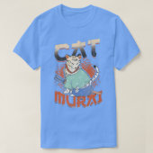 Japanese Samurai Ninja Cat Samurai (2) Tシャツ (デザイン正面)
