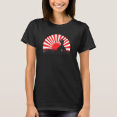 Japanese samurai   ninja swordsman tシャツ (正面)