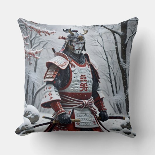 Japanese Samurai pillow クッション (正面)