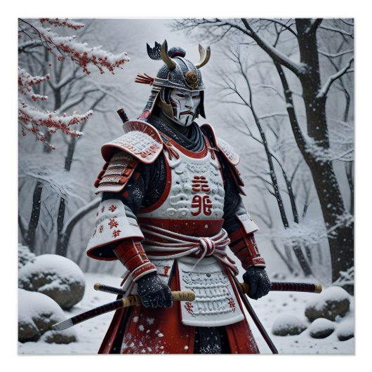 Japanese Samurai poster ポスター (正面)